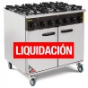 Cocina 6 fuegos + horno