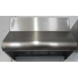 Campana extractora industrial de 1000x700x730mm con 2 filtros